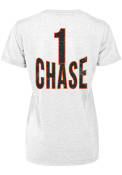 Ja'Marr Chase Cincinnati Bengals Womens Majestic Threads Minerva T-Shirt - White
