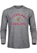 Cleveland Cavaliers PRIMARY CURVEBALL Fashion T Shirt - Grey