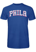 Philadelphia 76ers WORDMARK Fashion T Shirt - Blue