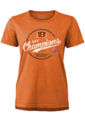 Cincinnati Bengals Womens 2021 Conference Champion Tradition T-Shirt - Orange