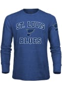 St Louis Blues Heart and Soul Fashion T Shirt - Blue