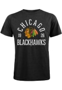 Chicago Blackhawks Puck Hog Fashion T Shirt - Black