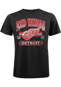 Detroit Red Wings Chunky Century Fashion T Shirt - Black