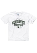 Michigan State Spartans Youth White Bevel T-Shirt