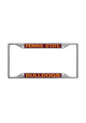 Ferris State Bulldogs Team Name Chrome License Frame
