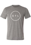 Arch Apparel St Louis Grey Circle Short Sleeve T Shirt