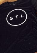 Arch Apparel St Louis Black Speckle City Circle Short Sleeve T Shirt
