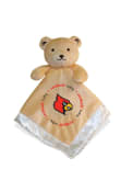 Louisville Cardinals Baby Security Bear Blanket - Brown