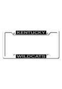 Kentucky Wildcats Black License Frame