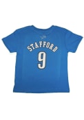 Matthew Stafford Detroit Lions Toddler Blue Player Player Tee
