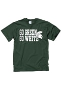Michigan State Spartans Green Slogan Tee