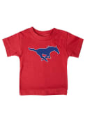 SMU Mustangs Infant Mascot T-Shirt - Red