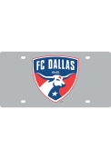 FC Dallas Team Logo Silver Car Accessory License Plate