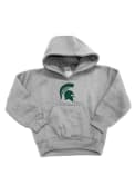 Michigan State Spartans Toddler Logo Hooded Sweatshirt - Grey