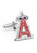 Los Angeles Angels Silver Plated Cufflinks - Silver