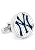 New York Yankees Silver Plated Cufflinks - Silver