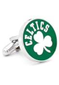 Boston Celtics Silver Plated Cufflinks - Silver
