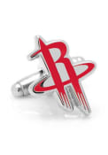 Houston Rockets Silver Plated Cufflinks - Silver