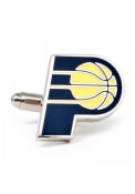 Indiana Pacers Silver Plated Cufflinks - Silver