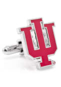Indiana Hoosiers Silver Plated Cufflinks - Silver