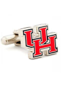 Houston Cougars Silver Plated Cufflinks - Silver