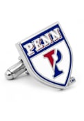 Pennsylvania Quakers Silver Plated Cufflinks - Silver
