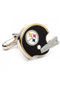 Pittsburgh Steelers Silver Plated Cufflinks - Silver
