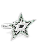 Dallas Stars Silver Plated Cufflinks - Silver