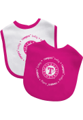 Texas Rangers Baby Team Logo Bib - Pink