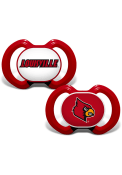 Louisville Cardinals Baby Team Logo Pacifier - Red