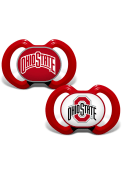 Ohio State Buckeyes Baby Team Logo Pacifier - Red