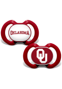 Oklahoma Sooners Baby Team Logo Pacifier - Crimson