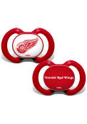Detroit Red Wings Baby 2PK Pacifier - Red