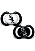 Chicago White Sox Baby 2pk Pacifier - Black