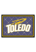 Toledo Rockets Team Logo Interior Rug