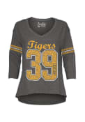Missouri Tigers Juniors Grey Hannity Fashion T-Shirt