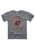 Central Michigan Chippewas Youth Grey Loose Text Fashion Tee