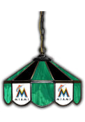 Miami Marlins 14 Inch Stained Glass Pub Lamp