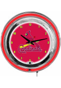 St Louis Cardinals 14 Inch Neon Wall Clock