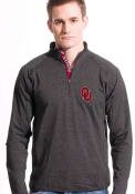 Oklahoma Sooners Levelwear Metro 1/4 Zip Pullover - Charcoal