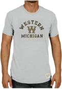 Original Retro Brand Western Michigan Broncos Grey #1 Fashion Tee