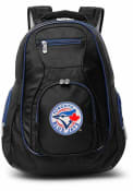 Toronto Blue Jays 19 Laptop Blue Trim Backpack - Black