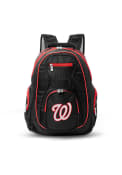 Washington Nationals 19 Laptop Red Trim Backpack - Black