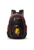 Ferris State Bulldogs 19 Laptop Red Trim Backpack - Black