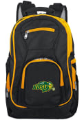 North Dakota State Bison 19 Laptop Yellow Trim Backpack - Black