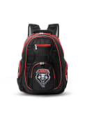 New Mexico Lobos 19 Laptop Red Trim Backpack - Black