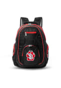 South Dakota Coyotes 19 Laptop Red Trim Backpack - Black