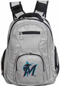 Miami Marlins 19 Laptop Backpack - Grey