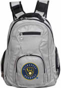 Milwaukee Brewers 19 Laptop Backpack - Grey