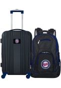 Minnesota Twins 2-Piece Set Luggage - Black